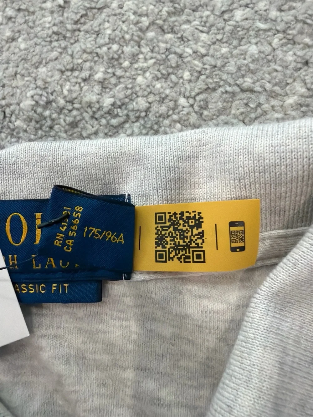 Ralph Lauren Cream Polo Shirt with Signature Pony
